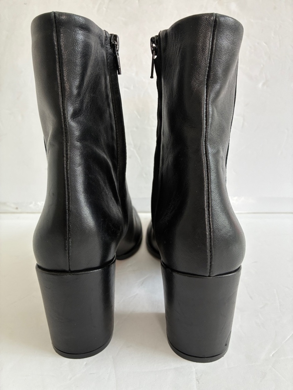 BRUNO MAGLI ETNA $595 Made in ITALY Black Leather Ankle Boots Size 41.5 US11 NEW - Picture 4 of 9